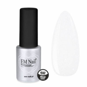 EM Nail Fiber Base Glossy White 6ml biała baza hybrydowa