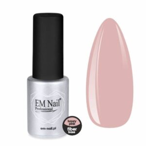 EM Nail Fiber Base Luxury Pink 6ml – baza wzmacniająca z włóknem