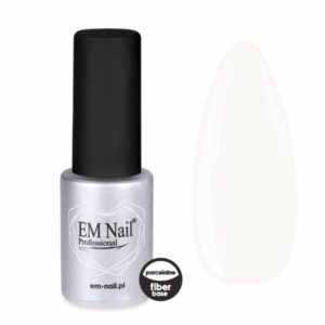 EM Nail Fiber Base Porcelaine 6ml mleczna baza hybrydowa