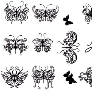 Folia transferowa Butterflies 100 cm Nr 2 — zdjęcie 1