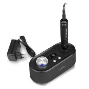Frezarka do Paznokci FX750 Clavier 65W, 40000 RPM - Precyzyjne Manicure i Pedicure Czarna — zdjęcie 2