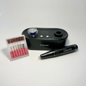 Frezarka do Paznokci FX750 Clavier 65W, 40000 RPM - Precyzyjne Manicure i Pedicure Czarna