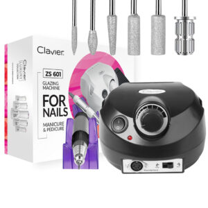Clavier Frezarka ZS 601/DM 202 – 65W, Profesjonalna do Manicure i Pedicure, czarna — zdjęcie 1