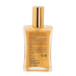 EM Nail Glitter Body Oil Gold 100 ml — zdjęcie 2