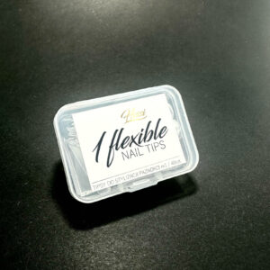 HESSI Tipsy tunelowe Flexible Nail Tips rozmiar 1 przezroczyste 40 szt. — zdjęcie 2