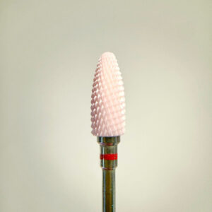 HESSI Frez Ceramiczny Pink Szyszka Delikatna do hybryd i żelu