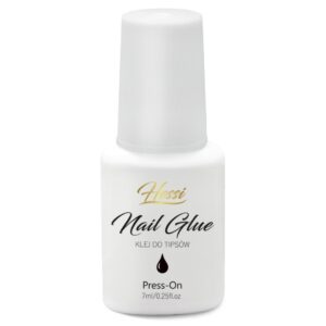 HESSI Klej do Tipsów – NAIL GLUE 7ml – Szybkoschnący i Trwały Klej do Paznokci