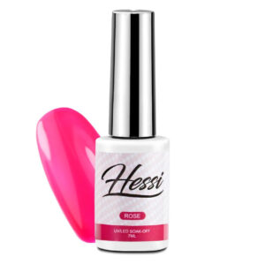 Hessi Lakier Hybrydowy Rose 7ml – Intensywnie Pigmentowany, Średnio-Gęsty