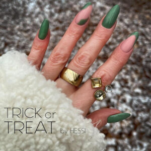 Hessi lakier hybrydowy do paznokci Trick or Treat zielony 7 ml — zdjęcie 2