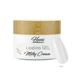 HESSI Lipgloss Gel MILKY CREAM 30ml – Samopoziomujący Żel 2w1 do Budowy i Koloru