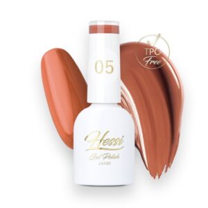 HESSI Lakier hybrydowy 05 – karmelowy brąz 6 ml