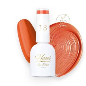 HESSI Lakier hybrydowy 18 – pomarańczowy 6 ml