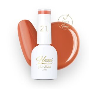 HESSI Lakier hybrydowy 21 – karmelowy odcień 6 ml