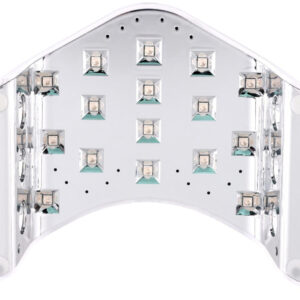 HESSI lampa UV LED 48W Pink różowa bezprzewodowa LCD sensor do paznokci — zdjęcie 2
