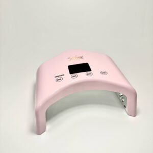 HESSI lampa UV LED 48W Pink różowa bezprzewodowa LCD sensor do paznokci — zdjęcie 1