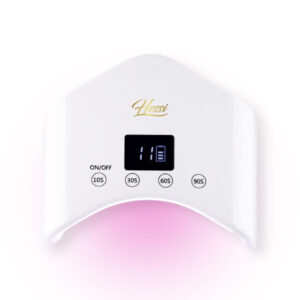 HESSI Lampa LED 48W Bezprzewodowa – White Biała Lampa do Manicure — zdjęcie 1