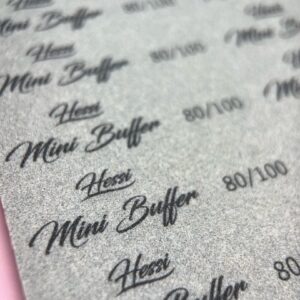 HESSI MINI Buffer 80/100 – 20 sztuk do żelu i akrylu — zdjęcie 3