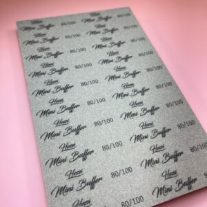 HESSI MINI Buffer 80/100 – 20 sztuk do żelu i akrylu — zdjęcie 4