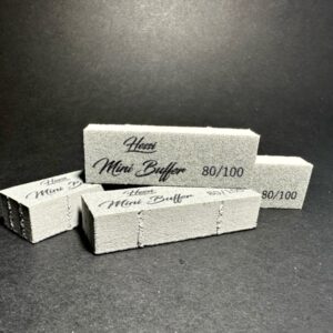 HESSI MINI Buffer 80/100 – 20 sztuk do żelu i akrylu — zdjęcie 1