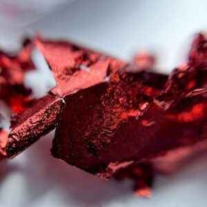 HESSI Pyłek Red Flakes Effect – czerwone płatki do paznokci — zdjęcie 1