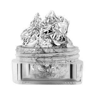 HESSI Pyłek Silver Flakes Effect – srebrne płatki do paznokci