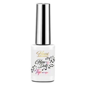 HESSI Top Glow Dots 03 5ml - Top No Wipe z Czarnymi Drobinkami
