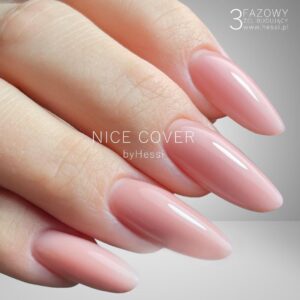 Hessi Żel Budujący NICE COVER 60ml – Trzyfazowy Żel Naturalny Kolor Covera — zdjęcie 7