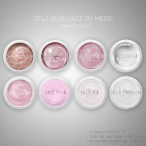 Hessi Żel Budujący NICE COVER 60ml – Trzyfazowy Żel Naturalny Kolor Covera — zdjęcie 5