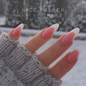 HESSI ŻEL NICE FRENCH 15ML Biały Żel do Techniki French — zdjęcie 6