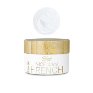 HESSI Żel Budujący NICE FRENCH 40ml – Biały Żel do Techniki French — zdjęcie 4