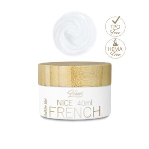 HESSI Żel Budujący NICE FRENCH 40ml – Biały Żel do Techniki French