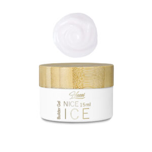 HESSI Żel Budujący NICE ICE 15ml – Mleczny Żel Cover do Budowy Paznokci — zdjęcie 3