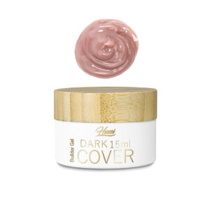 HESSI Żel budujący - DARK COVER 15ml – Naturalny Cielisty Odcień — zdjęcie 4