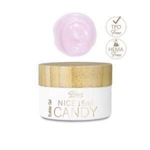 HESSI Żel budujący - NICE CANDY 15ml RÓŻOWY KONSYSTENCJA BUDYNIU