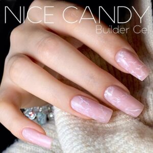 Hessi Żel budujący - Nice Candy 60ml Różowy Konsystencja Budyniu — zdjęcie 3