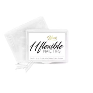 Hessi FLEXI TIPS 11 przezroczyste tipsy tunelowe 50 szt. rozmiar 11 — zdjęcie 1