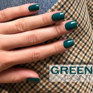 Hessi Lakier Hybrydowy Green Point 7ml Tajemnicza Zieleń — zdjęcie 2