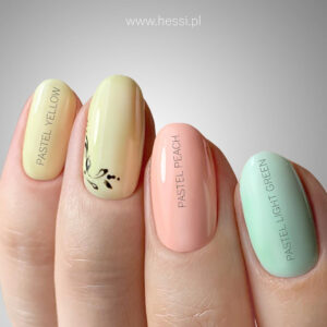 Hessi Lakier Hybrydowy Pastel Yellow 7ml – kolor masełkowy, butter nails — zdjęcie 1