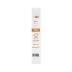Nail4u Pilnik NATURAL Standard Łódka 180/240 (25 sztuk) – Ekologiczny Drewniany Pilnik