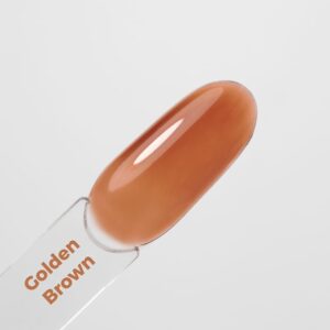 Kolorowy top no wipe Crystal Glass Golden Brown HEMA Free 10g — zdjęcie 1