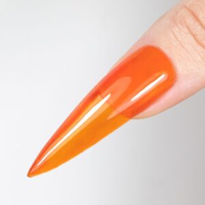 Kolorowy top no wipe Crystal Glass Orange Pumpkin HEMA Free 10g — zdjęcie 2