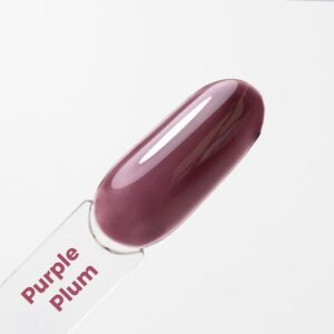 Kolorowy top no wipe Crystal Glass Purple Plum HEMA Free 10g — zdjęcie 2