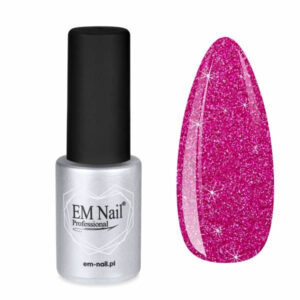 EM Nail Lakier Hybrydowy Flashy Success 13 Brokatowy 6ml
