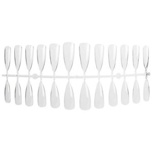 EM Nail Tipsy Tunelowe do paznokci Stiletto Clear – Szpic LUXURY 504 szt. — zdjęcie 3