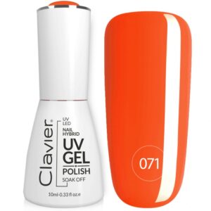 Lakier Hybrydowy do Paznokci Clavier – Luxury Orange Soda 071