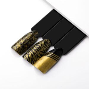 Lakier do stempli i stampingu Molly Nails PRO Stamping złoty Gold 10ml — zdjęcie 1