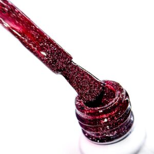 Lakier hybrydowy LED/UV Gel Polish Molly Nails Flashing Lights 3 First Love Nr 613 HEMA/Di-HEMA Free 8g — zdjęcie 1