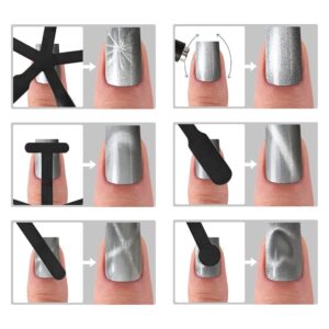 Lakier hybrydowy LED/UV Gel Polish Reds Cat Eye Red Nr 234 Molly Nails HEMA/Di-HEMA Free 8g — zdjęcie 3