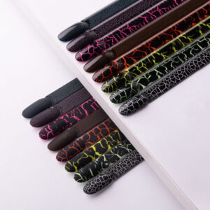 Lakier hybrydowy Molly Nails Crackle Gel black Nr 158 8g — zdjęcie 9