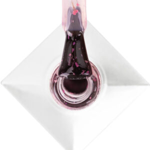 Lakier hybrydowy Molly Nails 8g Nr 152 – fuksja, suszone kwiatki, HEMA Free — zdjęcie 1